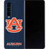 Auburn University Logo Blue Galaxy Z Fold4 5G Skin